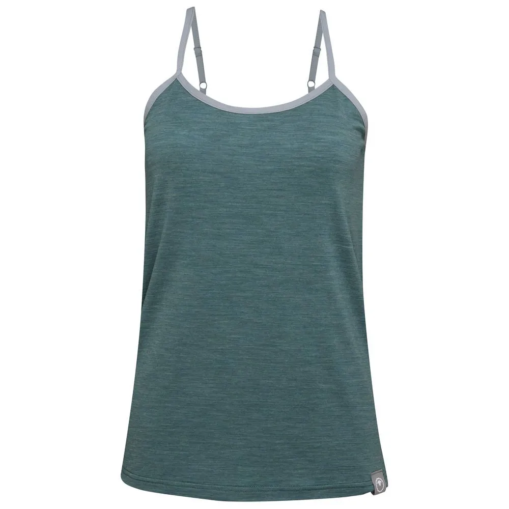 Womens Merino Blend 160 PJ Cami (Sage Melange)