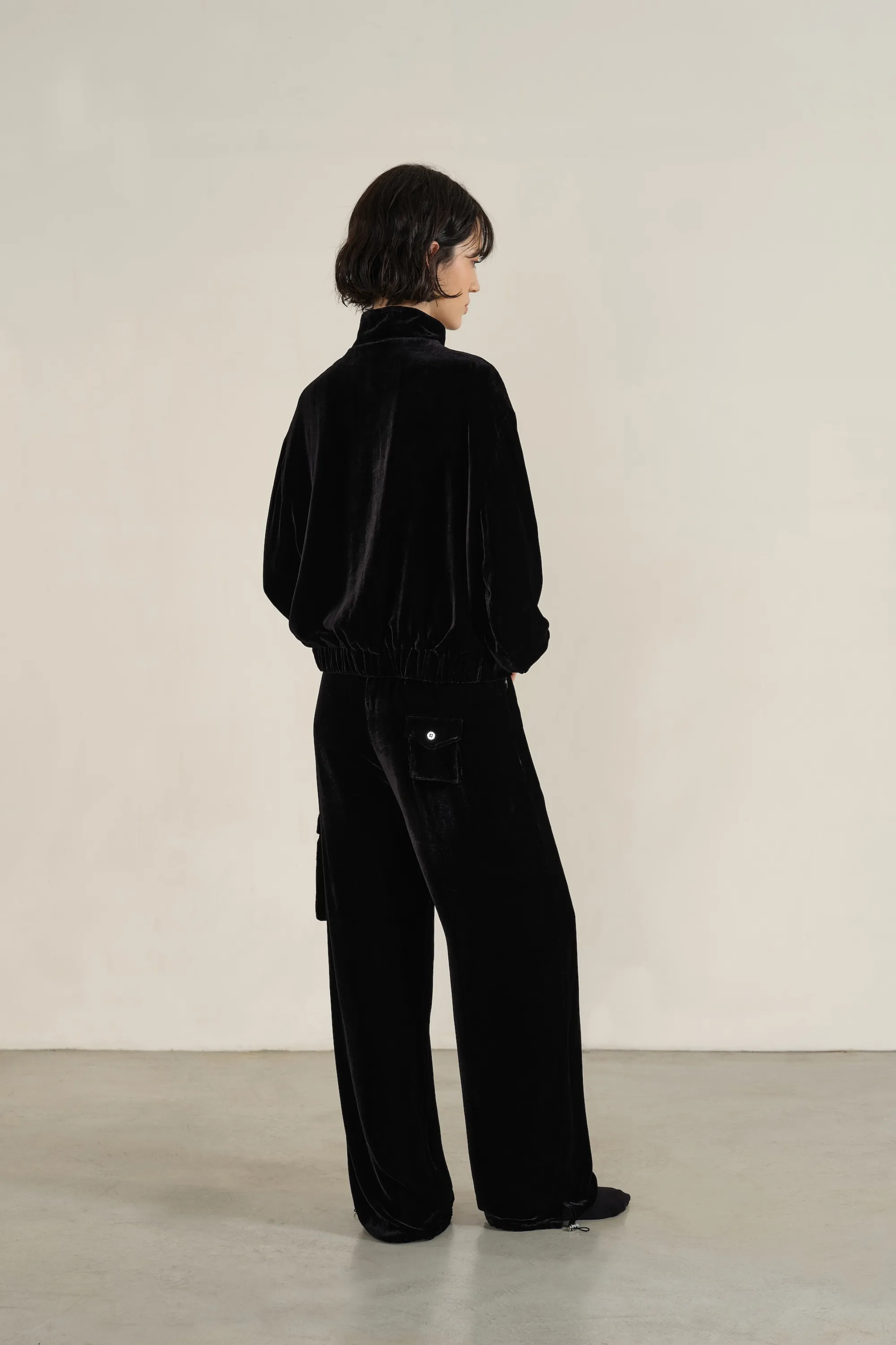 YOYO Velvet Silk Trousers