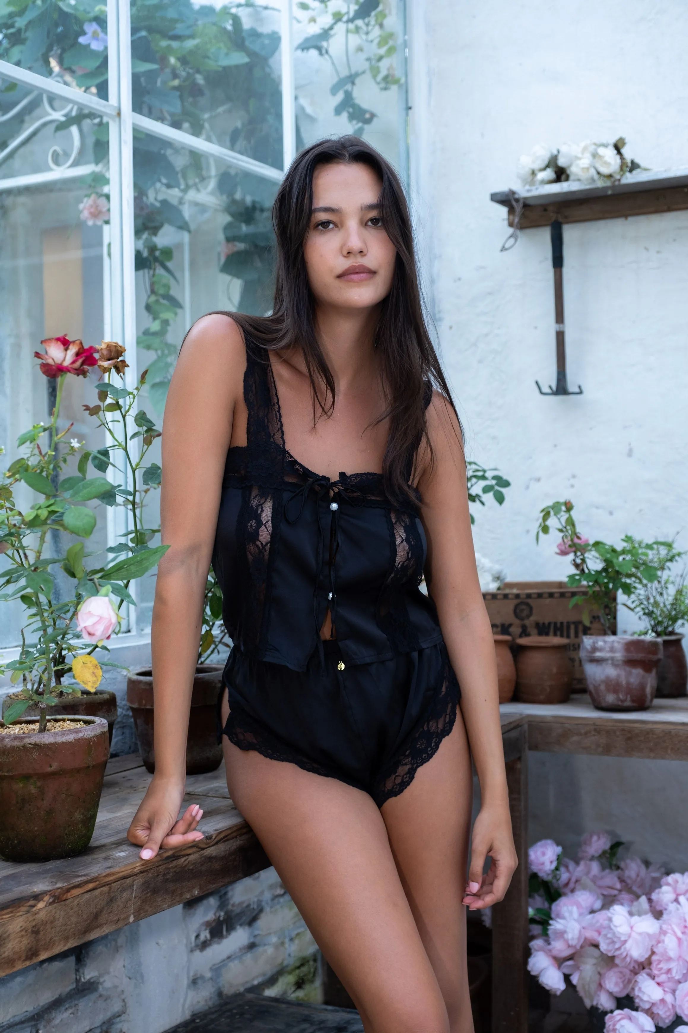 Zara Black Short Set